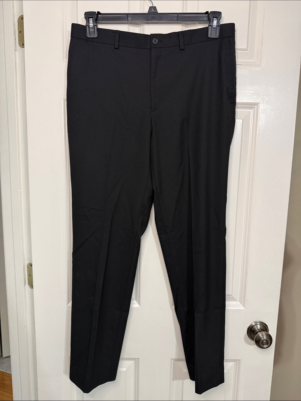 Joseph Abboud Black Kids Formal Dress Pants